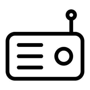 Bir anten yüklü taşınabilir radyo sistemi