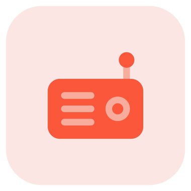 Bir anten yüklü taşınabilir radyo sistemi