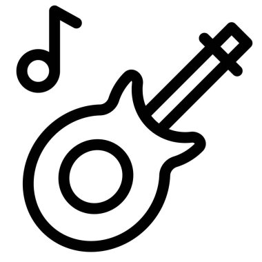 Rock müzik elektro gitarla çalındı