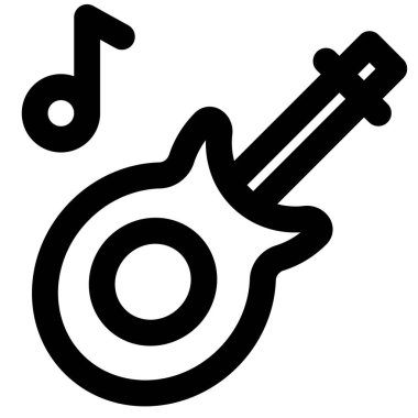 Rock müzik elektro gitarla çalındı