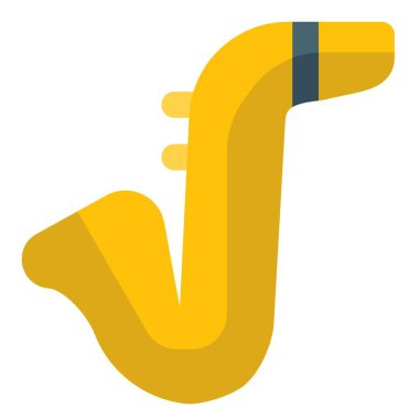 Müzik konseri için saksafon ve sahnede çaldı.