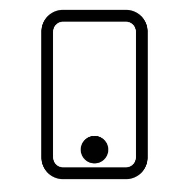 Biyometrik ev düğmesine sahip modern akıllı telefon