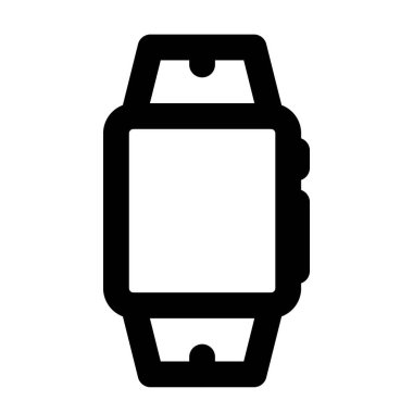 Akıllı özellikleri olan kare yüzlü bir fitness bandı.