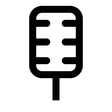 Profesyonel kalitede müzik sanatçısı mikrofonu