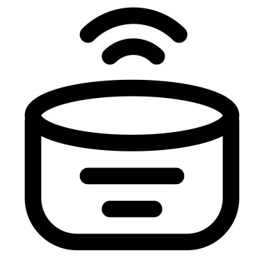 Wi-Fi bağlantısı olan akıllı ev asistanı konuşmacı