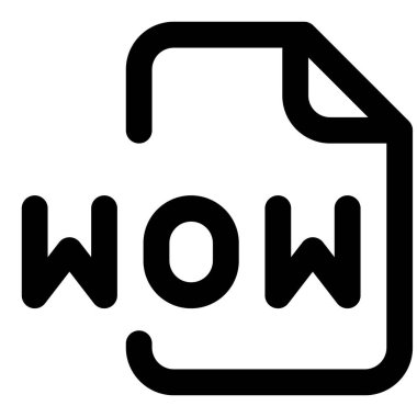 WOW, mezar düzenleyicisinin ses modülü biçimi.