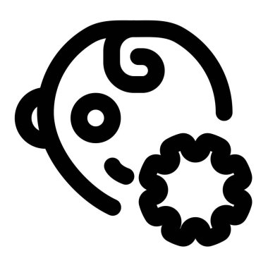 Bebek virüse maruz kalmış.