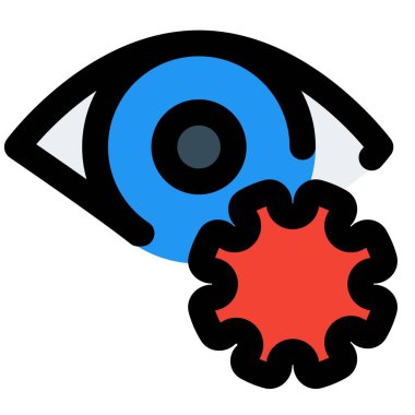 Enfeksiyona neden olan yeni koronavirüs için göz teması