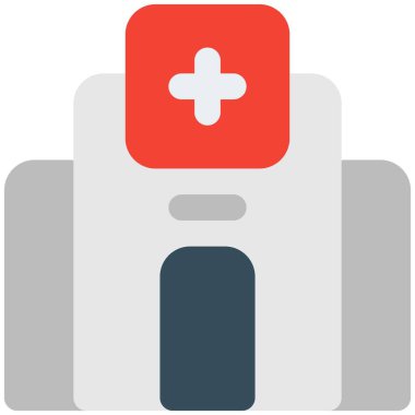 Ayrı bir koronavirüs hasta koğuşuna sahip bir hastane.