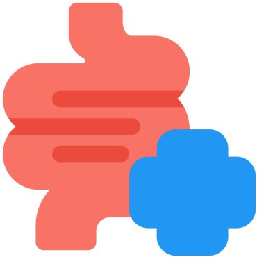 Hasta mide ve GERD hastalıkları beyaz arka planda izole edilmiş