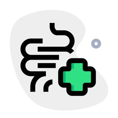 Hasta mide ve GERD hastalıkları beyaz arka planda izole edilmiş