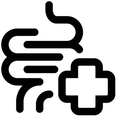 Hasta mide ve GERD hastalıkları beyaz arka planda izole edilmiş