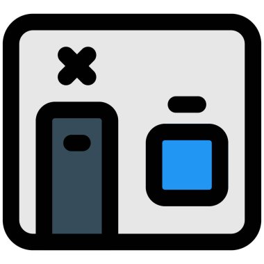 Karantinaya alınan hasta için izolasyon odası.