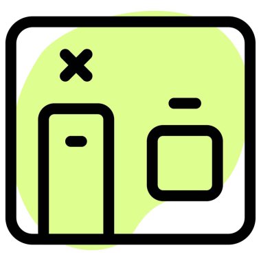 Karantinaya alınan hasta için izolasyon odası.