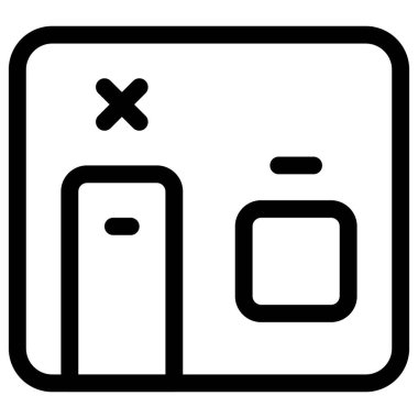 Karantinaya alınan hasta için izolasyon odası.