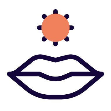 Dudak teması logoti düzeniyle virüse maruz kalma