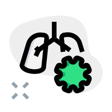 Havadan bulaşan hastalıklar, virüsün akciğerlere maruz kalmasına neden olur.