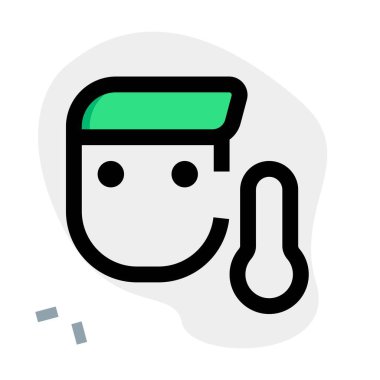 Adam benimle birlikte sıcaklığı kontrol ediyor.