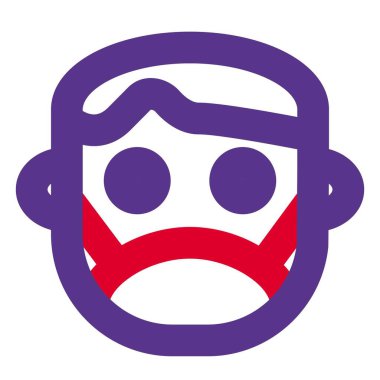 Virüs bulaşmasın diye maske takan adamlar.