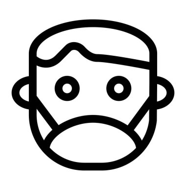 Virüs bulaşmasın diye maske takan adamlar.