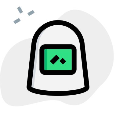 Yüz koruma maskeli tıbbi malzeme.