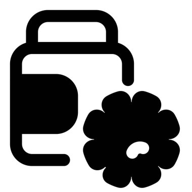 Beyaz arka planda antiviral ilaç içeren ilaç şişesi.