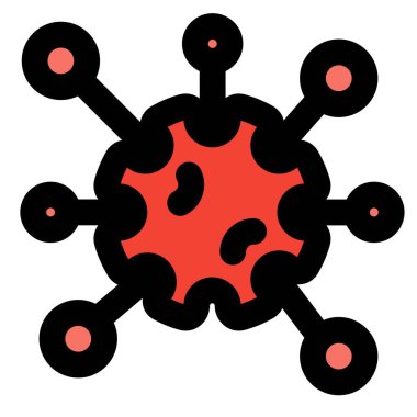 Coronavirüs yapısının mikroskobik görünümü