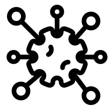 Coronavirüs yapısının mikroskobik görünümü