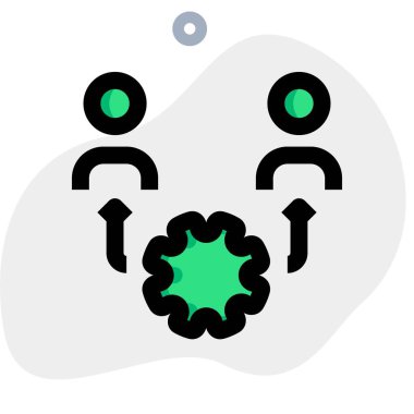 maruziyet ve virüsün birbirlerinden bulaşması