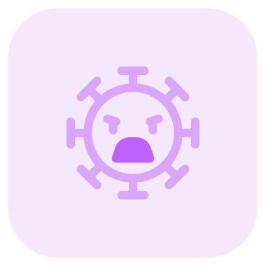 Bir koronavirüsün sinir bozucu yüzü mikroskobik görünümlü bir yapı.