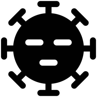 Sıkılmış koronavirüs mikroskobik resim tanımlama düzeni