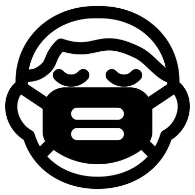 Çocuk, covid-19 salgını sırasında maske taktığı için üzgün.