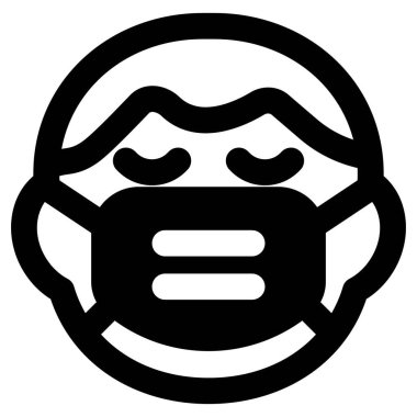 Çocuk, covid-19 salgını sırasında maske taktığı için üzgün.