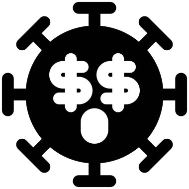 Coronavirus emoji planının dolar gözleri