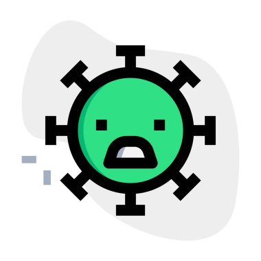 Somurtkan bir düzeni olan koronavirüsün Emoji ifadesi