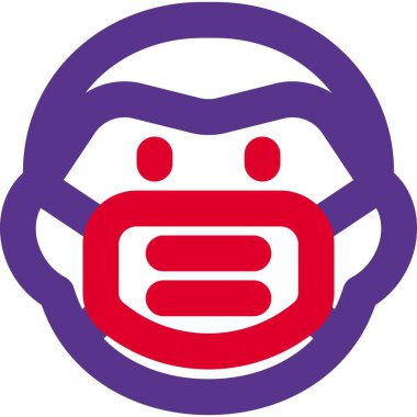 Covid-19 salgını sırasında maskeyi takan olgun bir adam.