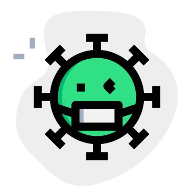 RNA iplikçikli ve maskeli Coronavirus yapısı