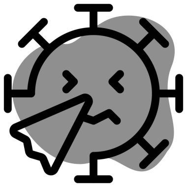 Coronavirüs yapısına benzeyen grip virüsü bulaşmış.