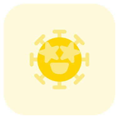 Yıldız gözleri, koronavirüsün yüz tanımı.