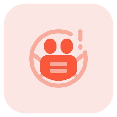 Maske takan açık gözlü, şaşırmış emoji.