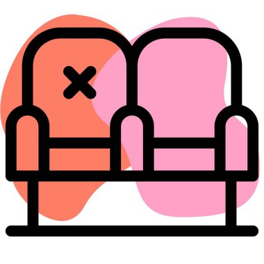 Koronavirüs salgını için yeni bir rutin olarak kamu sandalyesi boşluğu