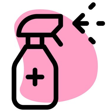 Koronavirüsü önlemek için nesneleri temizlemek için sprey dezenfektanı