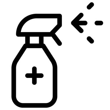 Koronavirüsü önlemek için nesneleri temizlemek için sprey dezenfektanı