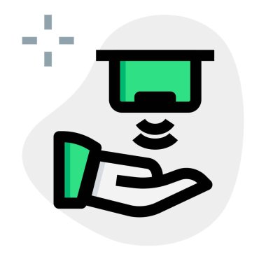 Coronavirüs temasından kaçınmak için birçok yerde el dezenfektanı.