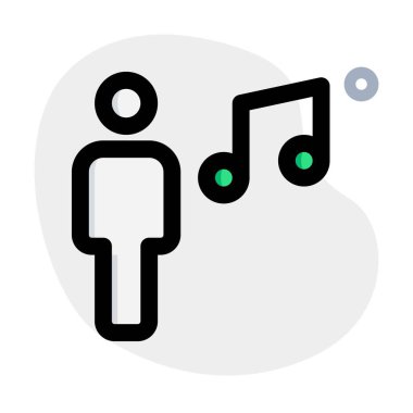 Bir grup çalışan tarafından bir web kuryesinde paylaşılan müzik