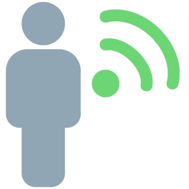 kablosuz internet yönlendirici anahtarı bir şirkette çalışanla paylaşılıyor