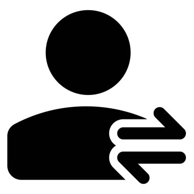 Hücresel veri transferi için yatay Ok yönü