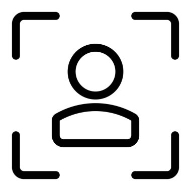 Sosyal medya için bir kullanıcı profili resmine odaklanılıyor