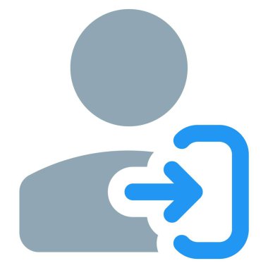 Kullanıcının giriş erişimi doğru yönde ok ile