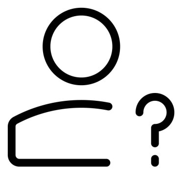 Sorun çözmek için kullanıcı işareti